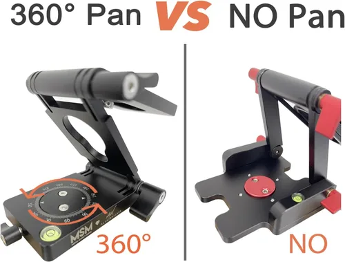Vista 2 de Z Flex Tilt Trípode Cabeza – Ángulo Flexible Pan & Tilt Head/Universal Multiway Cámara Trípode Conexión a Monopod Slider Rail Estabilizador Gimbal