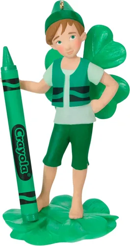 Vista 11 de Hallmark Keepsake Adorno de Navidad 2025, hada de orquídea Crayola, regalos para niños