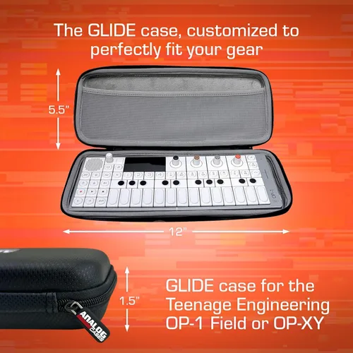 Vista 5 de ANALOG CASES Teenage Engineering OP-1 Field/OP-XY/OP-1 Case - Funda GLIDE Compacta de Ajuste Personalizado para Viajes