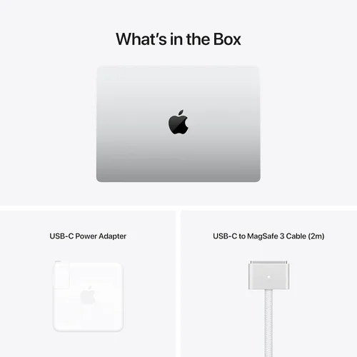 Vista 6 de Apple MacBook Pro 2021 (14 pulgadas, chip M1 Pro con CPU de 10 núcleos y GPU de 16 núcleos, 16 GB de RAM, SSD de 1 TB), color plateado