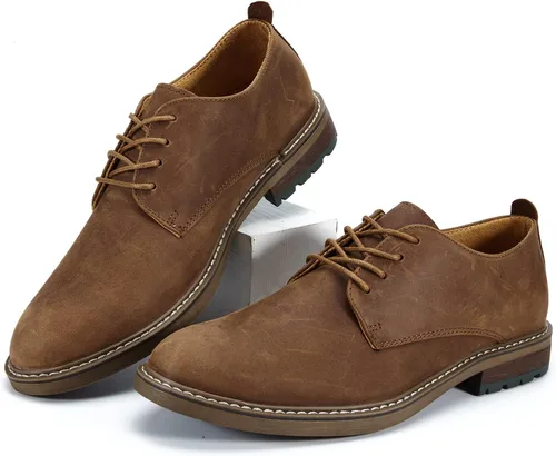 Vista 2 de Zapatos de vestir Oxford casuales con cordones para hombre