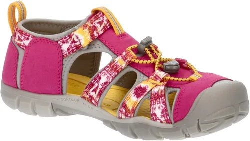 Vista 9 de KEEN Sandalia unisex Seacamp 2 CNX con punta cerrada para niños, MultiKeen Yellow, 6 Big Kid