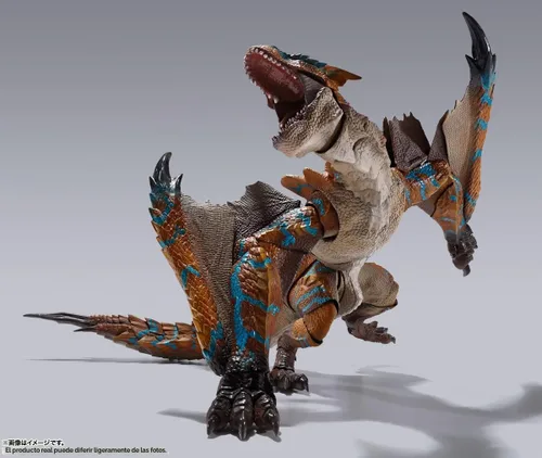 Vista 3 de TAMASHII NATIONS - Monster Hunter Rise - Tigrex, Figura de acción Bandai Spirits S.H.MonsterArts