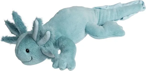 Vista 2 de Mary Meyer Axolotl - Juguete suave de peluche, 14 pulgadas, color azul