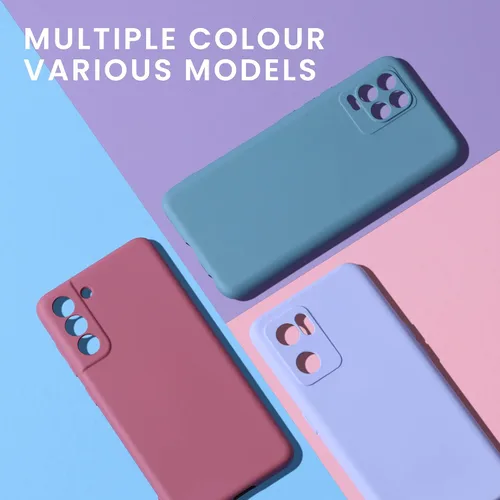 Vista 4 de kwmobile Funda compatible con Oppo A74 (5G) / A54 (5G) - Funda protectora delgada de TPU con acabado mate suave - lavanda claro