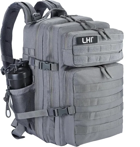 Vista 25 de LHI Mochila Táctica Militar para Hombres y Mujeres 45L Ejército 3 Días Mochila de Asalto Bolsa Mochila Grande con Sistema Molle
