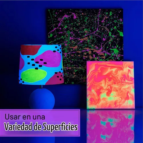 Vista 6 de FolkArt Pintura que brilla en la oscuridad, 8 onzas, verde 8 onzas líquidas