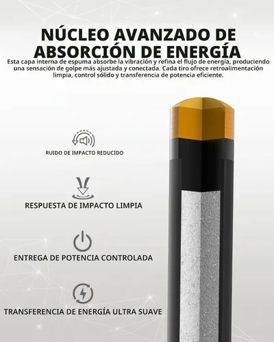 Vista 6 de KONLLEN Carbon Fiber Pool Cue Shaft, 3/8x8 & Uni-Loc Joint Amarillo-0.4 in