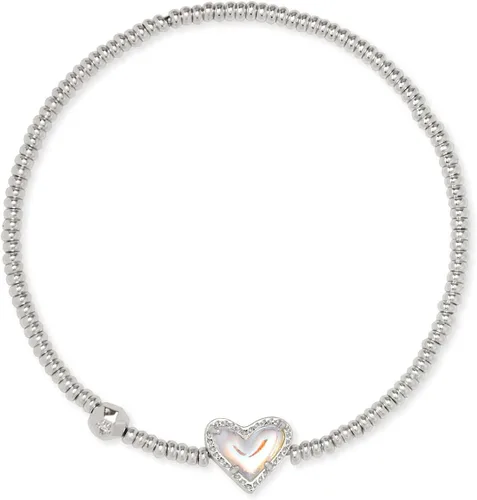Vista 11 de Kendra Scott Pulsera elástica de corazón Ari, joyería de moda para mujer