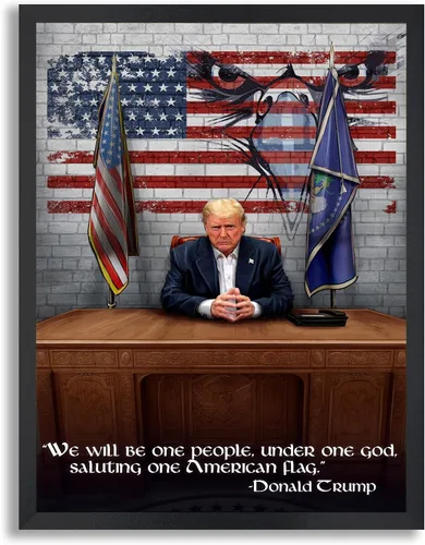 Vista 22 de Póster enmarcado para decoración de pared de la inauguración del presidente Joe Biden Póster de orgullo político de Estados Unidos y regalos