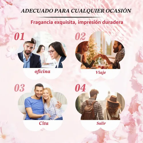 Vista 7 de Perfume de feromonas roll-on para mujer – Perfume de tamaño de viaje – Aceite de fragancia de larga duración 0.34 fl oz / 0.3 fl oz