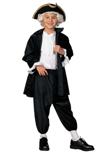 Vista 2 de Disfraz Infantil de George Washington Multicolor