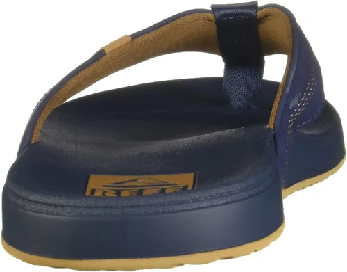 Vista 3 de Reef Chanclas Cushion Phantom para hombre, Azul marinoMarrón claro
