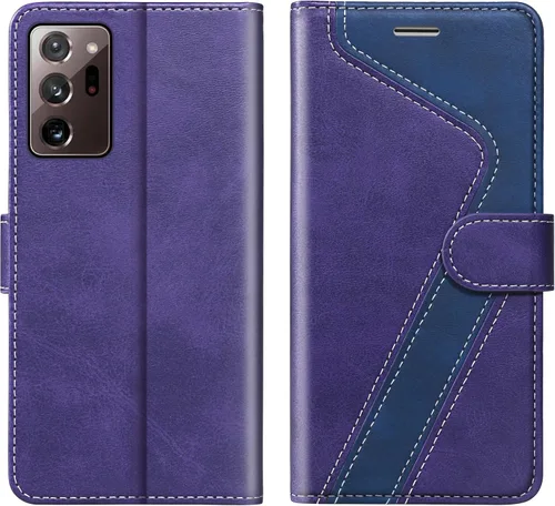 Vista 16 de Funda tipo cartera para Samsung Galaxy Note 8, funda de piel con bloqueo RFID, soporte magnético con tapa abatible, a prueba de golpes, compatible