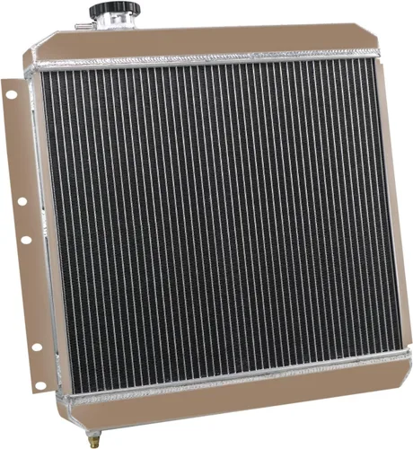 Vista 5 de Radiador de aluminio de 3 filas para Toyota Land Cruiser FJ40 FJ45 3.9L/4.2L L6 1958-1984