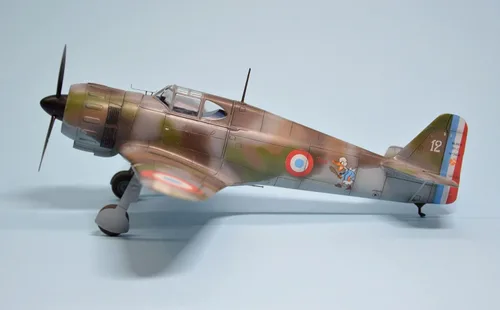 Vista 3 de Dora Wings Escala 1/48 Marcel Bloch MB.151C.1 - Kit de construcción de modelos de plástico # DW48017