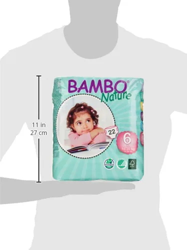 Vista 9 de Bambo Nature pañales de bebé clásicos, tamaño, unidades, 310136-zzz-1, Verde salvia, 22, 22