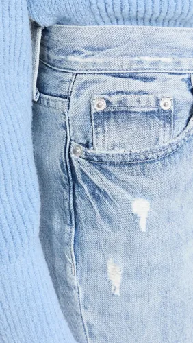 Vista 6 de Pistola Denim Jeans Presley de tiro alto para mujer
