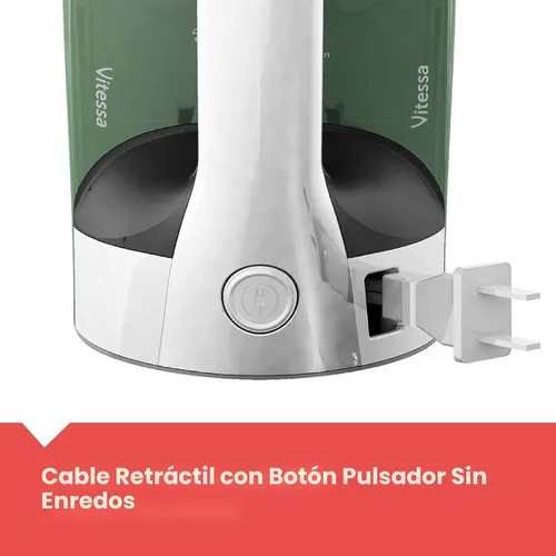 Vista 7 de BLACK+DECKER Vitessa - Plancha de vapor avanzada, ICR2020, suela antiadherente de vapor uniforme, apagado automático, cable retráctil sin enredos