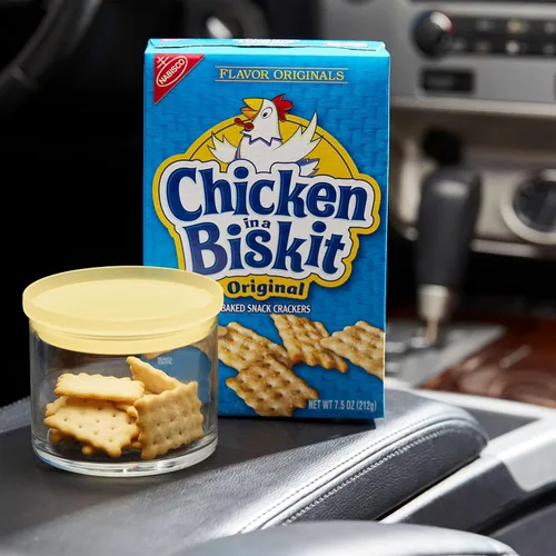 Vista 8 de Chicken in a Biskit Galletas horneadas originales, aperitivos a granel, 6 cajas de 7.5 onzas