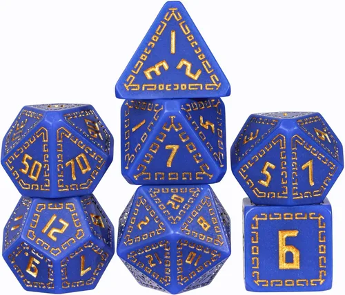 Vista 26 de Juego de dados de resina para DND, juego de 7 dados poliédricos negros D&D rellenos con papel de colores brillantes para juegos de rol