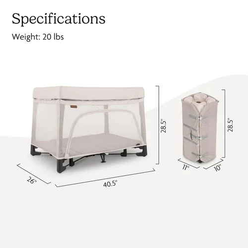 Vista 6 de UPPAbaby Remi Playard Corral Portátil 3 en 1 de Lujo, Moisés de Cabecera + Cuna de Viaje Moisés de Malla, Colchón, Funda de Colchón de Algodón
