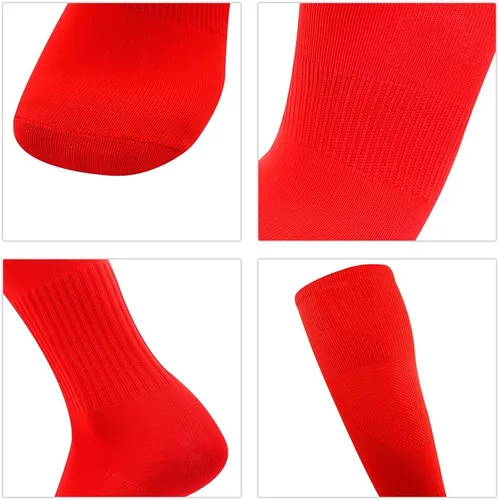 Vista 5 de Three street Calcetines de béisbol, unisex hasta la rodilla sólida tubo deportivo de compresión softball fútbol fútbol equipo calcetines 2-10 pares