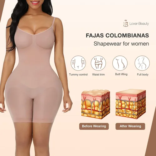 Vista 2 de Lover-Beauty Super Comfy Shapewear Seamless Bodysuit Full Body Shaper Women Tummy Control