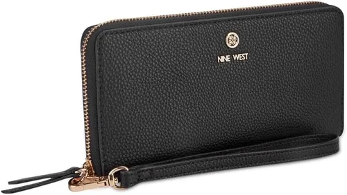 Vista 2 de Nine West LINNETTE SLG Zip ARND WRLT WLT, negro, Negro