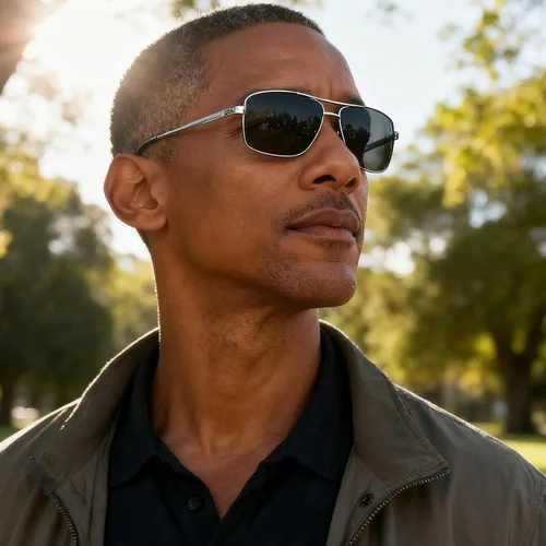 Vista 2 de willochra Gafas de sol polarizadas de magnesio de aluminio para hombres y mujeres, lentes de sol para lectores completos Negro