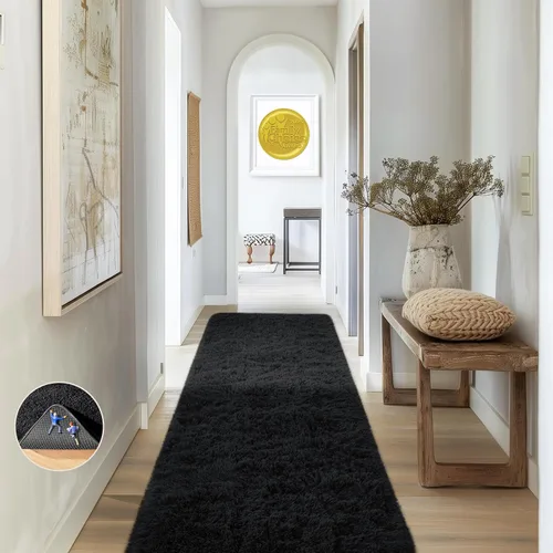 Vista 122 de Ophanie - Alfombras para sala de estar, antideslizante y suave, de felpa grandes y peludas para dormitorio, peludas para niños y niñas, decoración