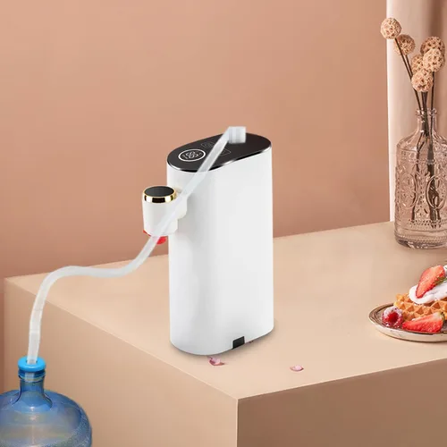 Vista 4 de Dispensador de agua caliente instantáneo, dispensador de agua mineral/embotellada, 5 opciones de temperatura, calentador de agua portátil de 1500 W