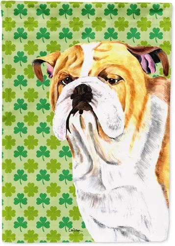 Vista 206 de Caroline's Treasures SS4442GF Affenpinscher Bandera de jardín con retrato de trébol del día de San Patricio para buzón, bandera decorativa