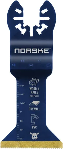 Vista 16 de Norske Tools NOTP236 3-en-1 Corte, raspador y raspar oscilante accesorio multiherramienta Hojas de sierra oscilantes