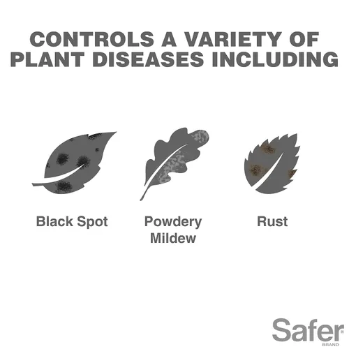 Vista 3 de Safer Brand Neem Concentrado de aceite – insecticida, acicida y fungicida para plantas – Mata insectos y ácaros, controla enfermedades fúngicas