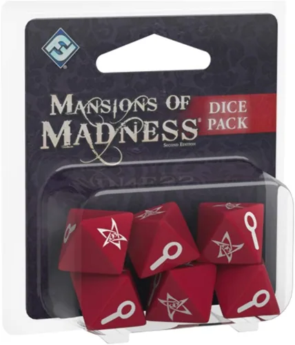 Vista 2 de Paquete de dados Mansions of Madness - Mejora tu experiencia de juego. Juego de dados personalizados para el juego de mesa The Mansions of Madness