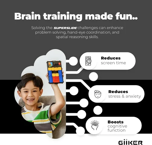 Vista 11 de GiiKER Super Slide Puzzle Game, más de 500 desafíos, juguete STEM para mayores de 6 años