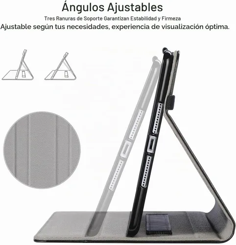 Vista 4 de ZtotopCase Funda para iPad mini 5 2019/Mini 4 3 2 1 de 7.9 pulgadas, piel sintética de alta calidad con función de encendido y apagado automático