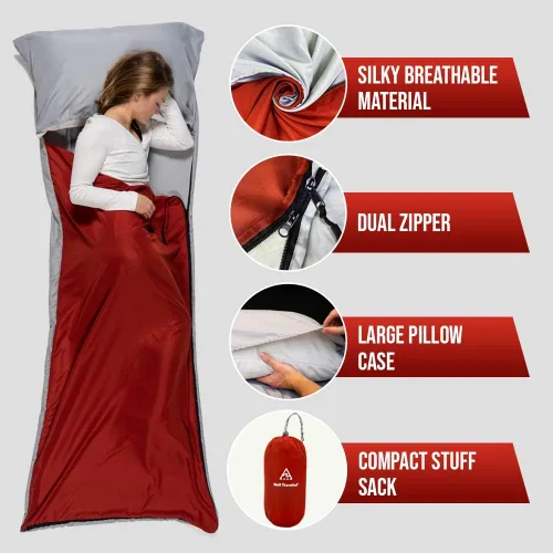 Vista 2 de Well Traveled Forro para saco de dormir