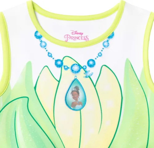 Vista 5 de Disney Princess Tiana - Vestido de tul para niñas pequeñas a grandes