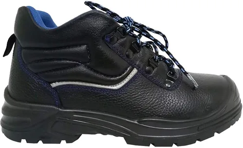 Vista 3 de Twister Botas de trabajo para hombre, de alta calidad, de cuero de vaca, con puntera de acero, placa de acero