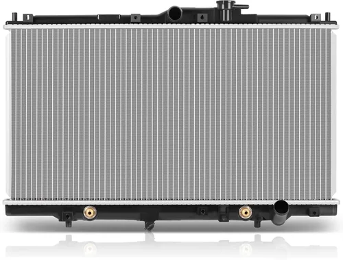Vista 53 de SCITOO Conjunto de radiador de aluminio refrigerante del motor para 1986-1994 para Nissan D21 2.4L 3.0L 1987 para Nissan para Pathfinder 2.4L