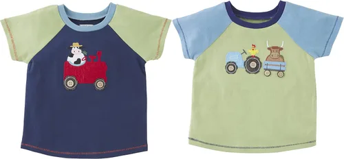Vista 3 de Mud Pie Baby Boys Tractor Tee