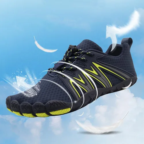 Vista 5 de Zapatos acuáticos para hombres y mujeres, para exteriores, playa, secado rápido, atléticos, acuáticos, zapatos deportivos para senderismo, escalada