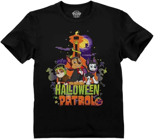 Vista 12 de Tstars Paw Patrol - Camisa de Halloween para niños pequeños, Chase Skye Boo-day / Negro