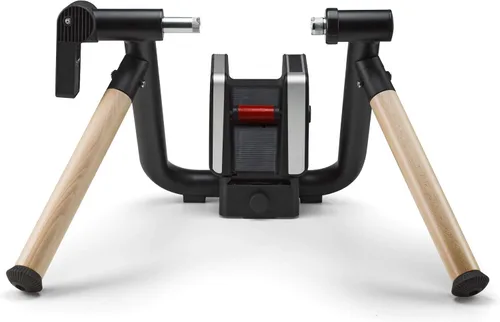 Vista 3 de Elite Tuo Entrenador interactivo con ruedas – Entrenador inteligente compacto con resistencia automática, conectividad ANT+/Bluetooth, simulación