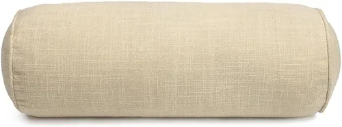 Vista 6 de Almohada de cuello redondo, almohada de apoyo cervical para aliviar el dolor de cuello, almohadas cilíndricas con funda extraíble lavable