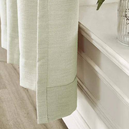 Vista 185 de Frelement Cortinas plisadas de lino de algodón de 100 pulgadas de ancho y 102 pulgadas de largo, cortinas con reducción de ruido para sala