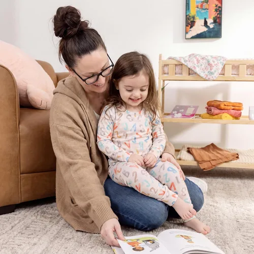 Vista 3 de Gerber Pijama unisexo para bebé y niño pequeño de 2 piezas muy suave con ajuste ceñido con viscosa hecha de eucalipto Sopa de alfabeto