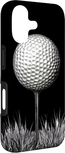 Vista 3 de Funda para iPhone 17 con pelota de golf en camiseta para jugadores de golf